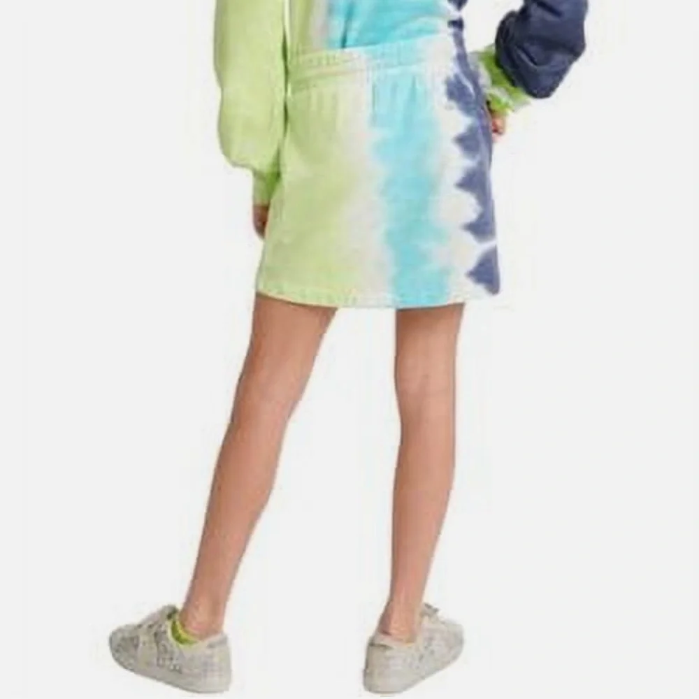 Justice Vibrant Blue‎ and Green Skirt